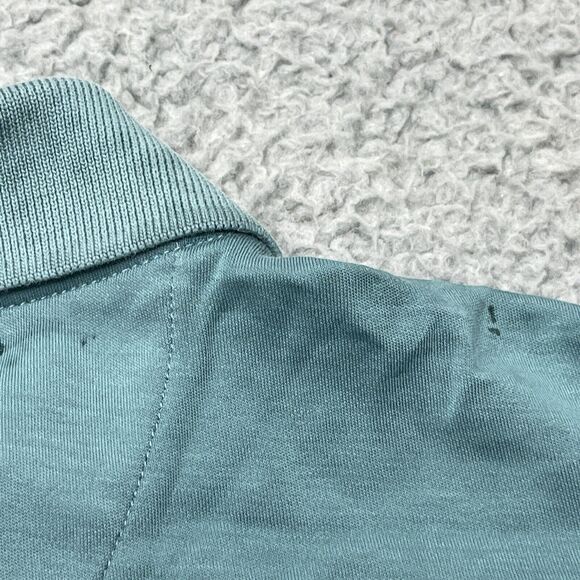 UNTUCKit Shirt Mens XXL Polo Golf Blue Short Sleeve Stretch Collared Cotton - Picture 14 of 16